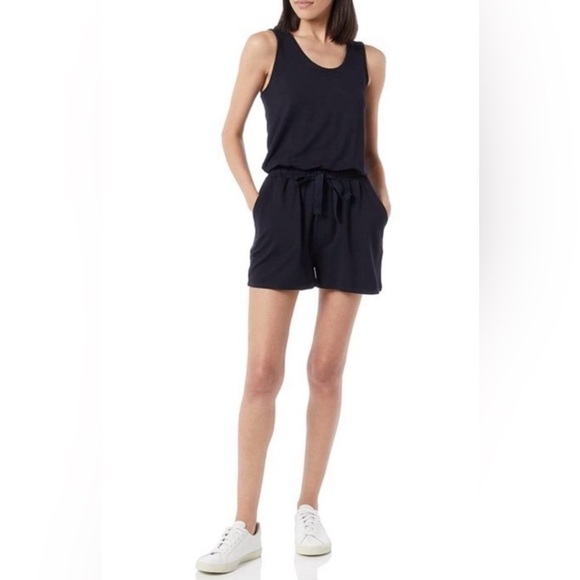 Daily Ritual Pants - NWT Daily Ritual Women's Supersoft Terry Relaxed-Fit Sleeveless Romper Size M